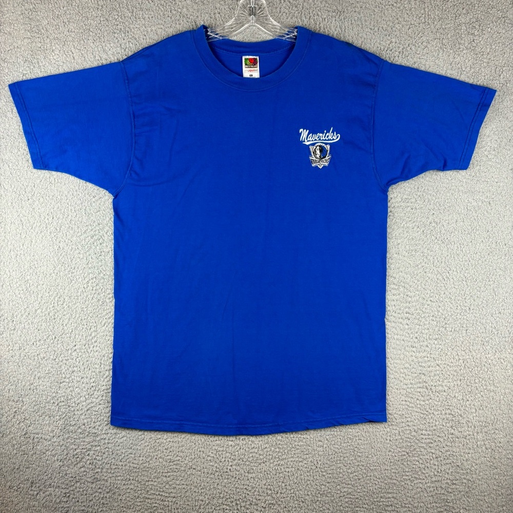 Dallas Mavericks Fruit Of The Loom T-Shirt Men's‎ XL Blue Short Sleeve NBA